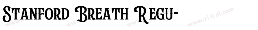 Stanford Breath Regu字体转换